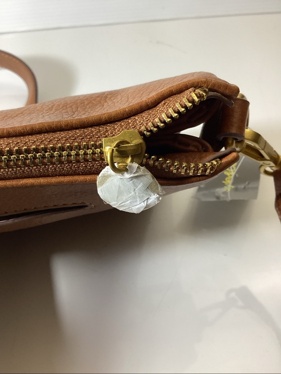 Style&Co.Double Compartment Crossbody bag in PVC leather with gold-tone hardware